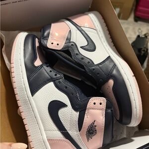 NWT Jordan 1 Retro High Bubble Gum